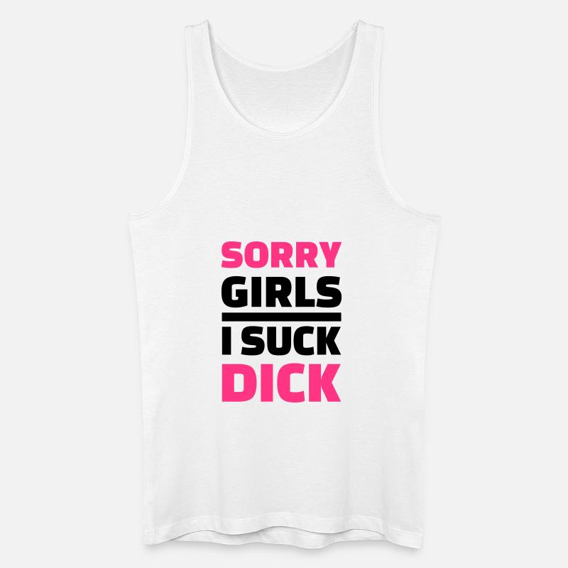 Schwul - Männer Bio Tank Top - Weiß