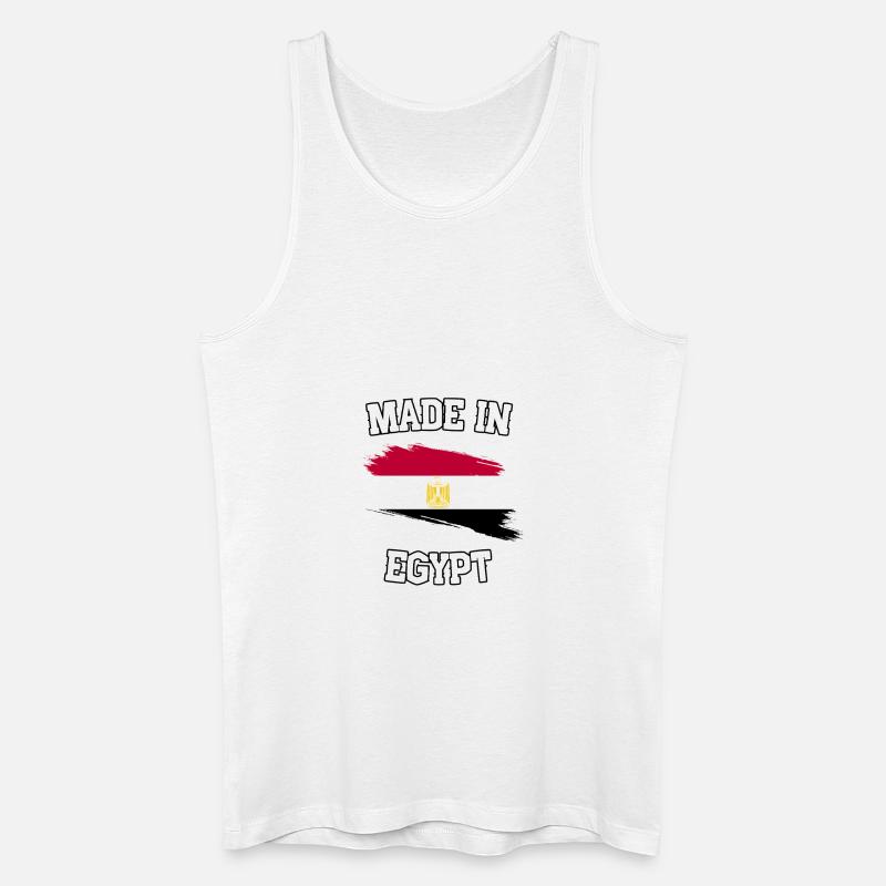 Made in Egypt - Männer Bio Tank Top - Weiß