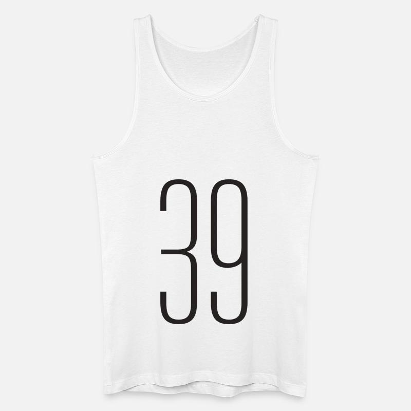 39 - Männer Bio Tank Top - Weiß