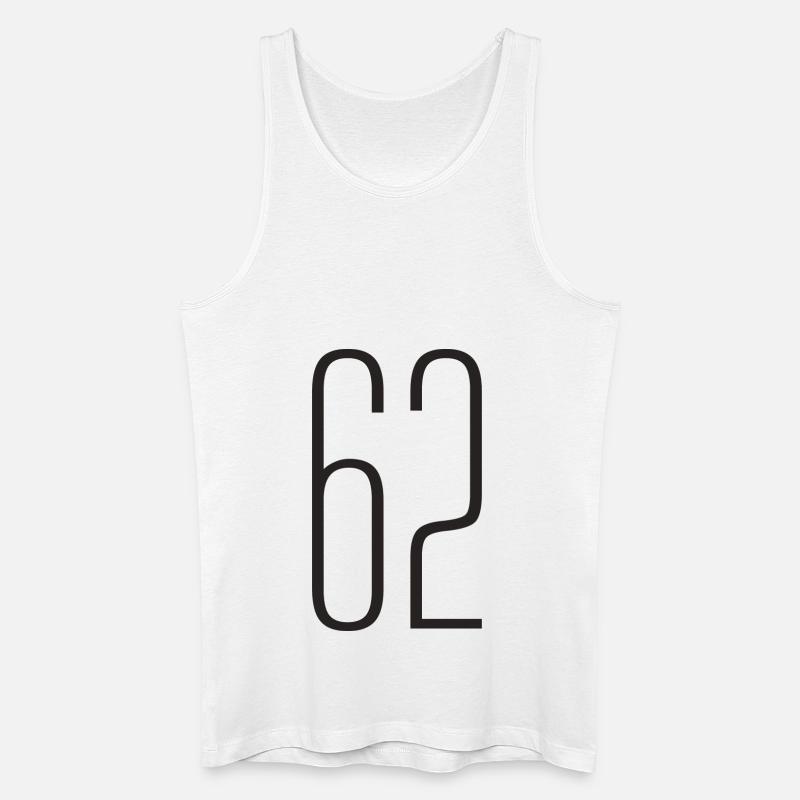 62 - Männer Bio Tank Top - Weiß