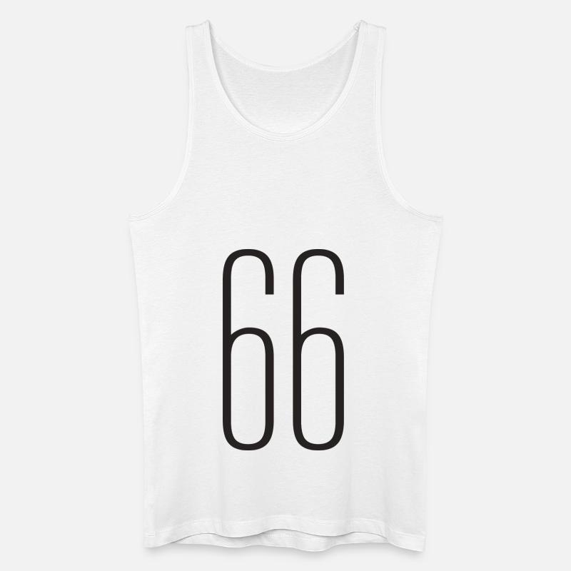 66 - Männer Bio Tank Top - Weiß