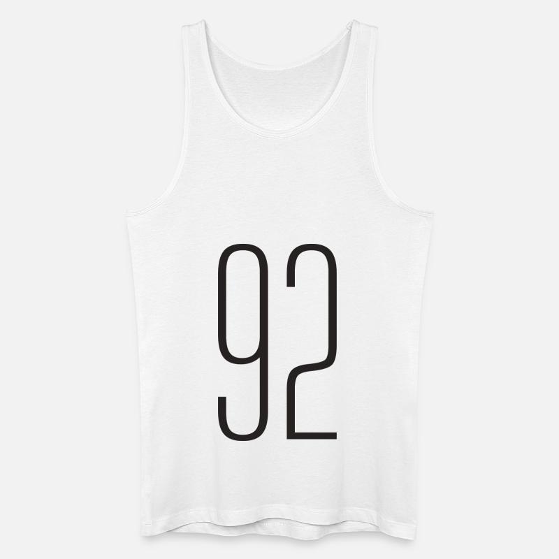 92 - Männer Bio Tank Top - Weiß