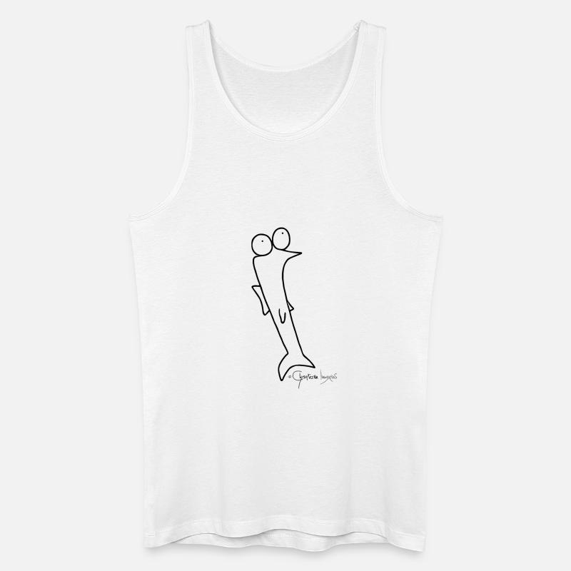 Plötzfisch © Chyropterum Innoxius - Männer Bio Tank Top - Weiß