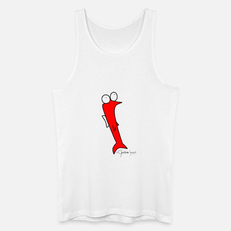 Plötzfisch © Chyropterum Innoxius - Männer Bio Tank Top - Weiß