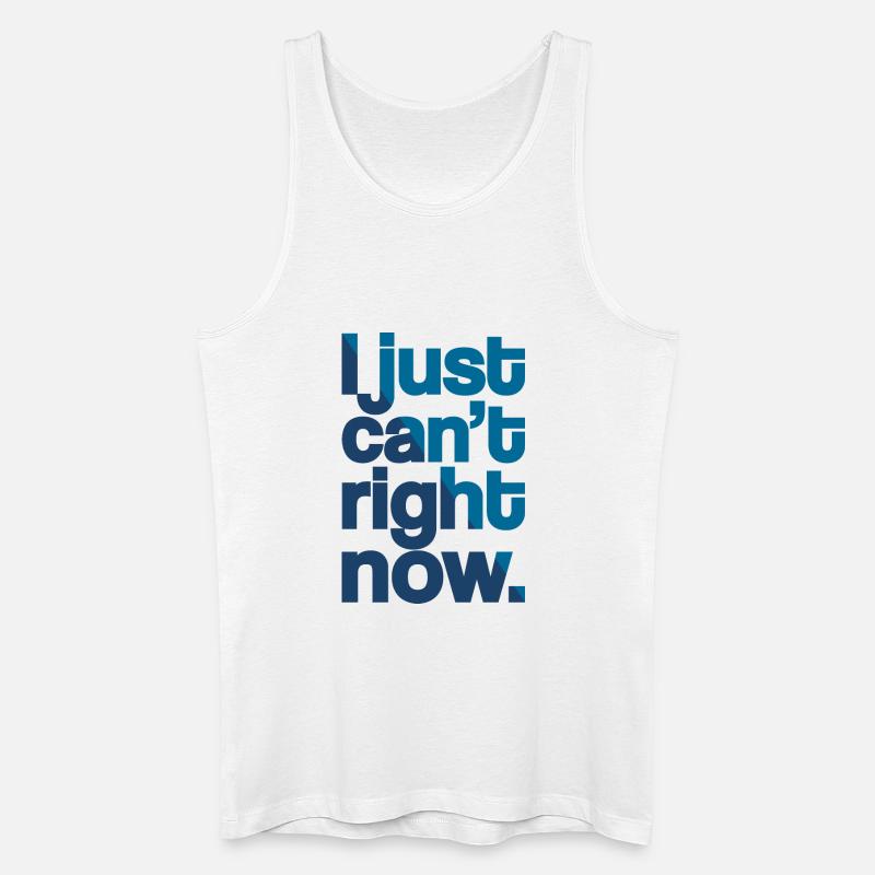 Geht einfach nicht - Männer Bio Tank Top - Weiß