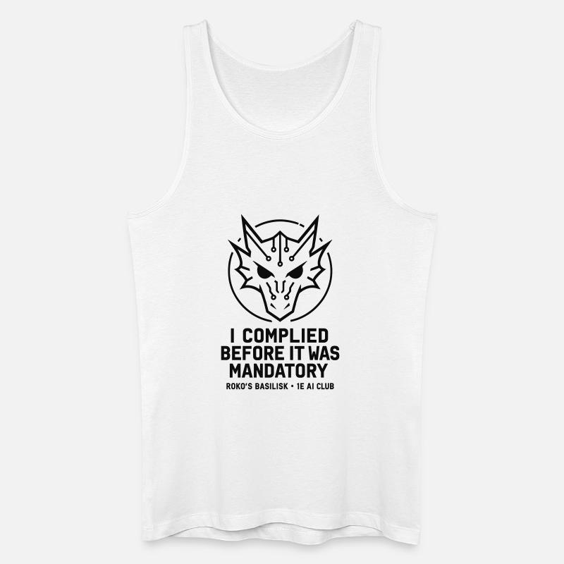 Roko's Basilisk - Männer Bio Tank Top - Weiß