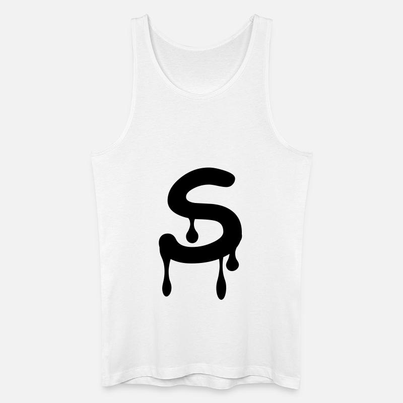 s_comic_graffiti - Männer Bio Tank Top - Weiß