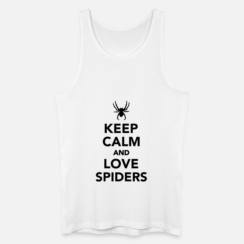 Spinne - Männer Bio Tank Top - Weiß