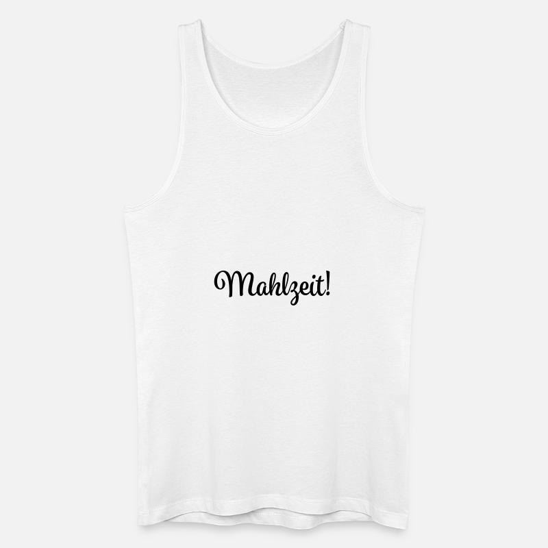 mahlzeit - Männer Bio Tank Top - Weiß