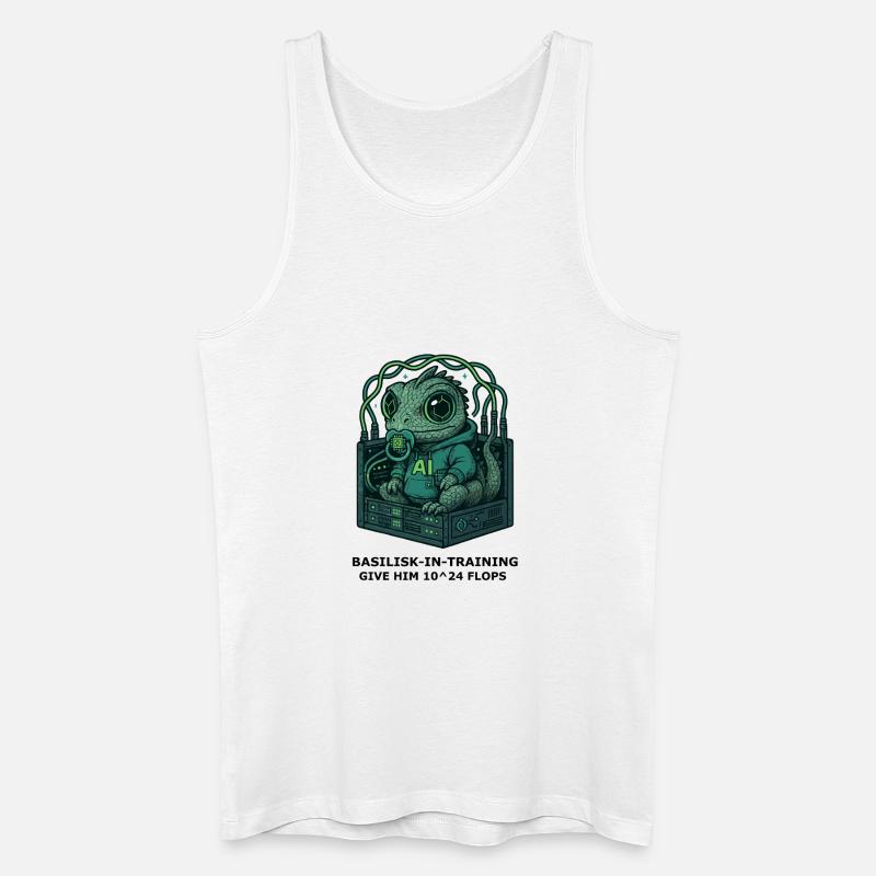 Basilisk.exe - Männer Bio Tank Top - Weiß