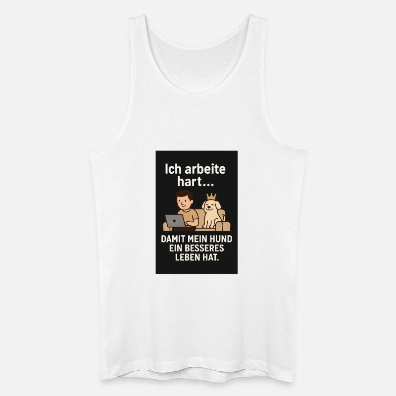 Lustige Sprüche - Männer Bio Tank Top - Weiß