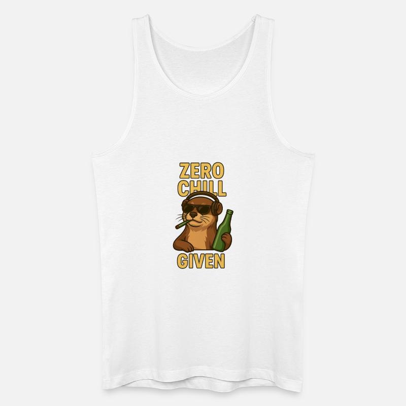 I Otter Be Left Alone - Männer Bio Tank Top - Weiß