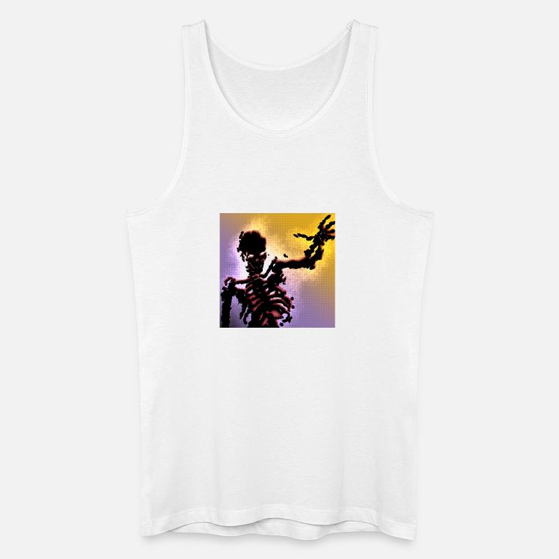B860F391-D6D1-40B1-8AC8-BBFDE1584C1A - Männer Bio Tank Top - Weiß