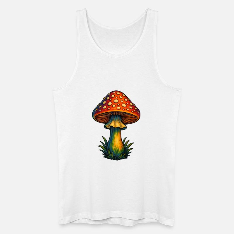muchomor muchomor - Ekologiczny tank top męski - biały