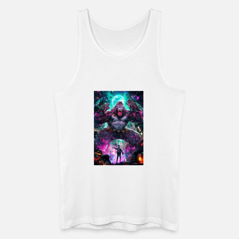 DJ Gorilla – Final Impact | Joyverse - Männer Bio Tank Top - Weiß