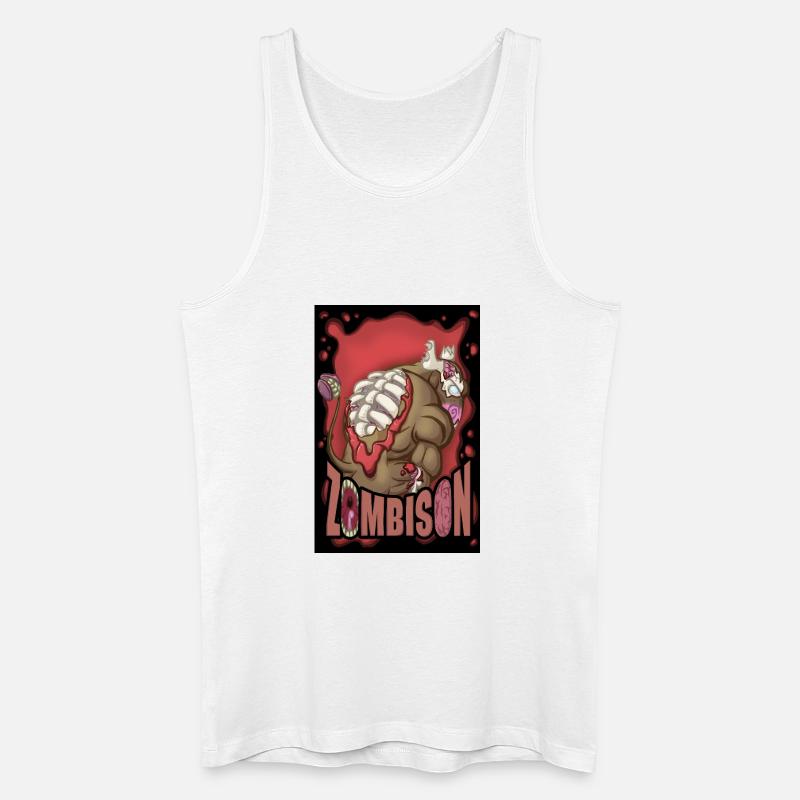 Zombison 2 Poster - Männer Bio Tank Top - Weiß