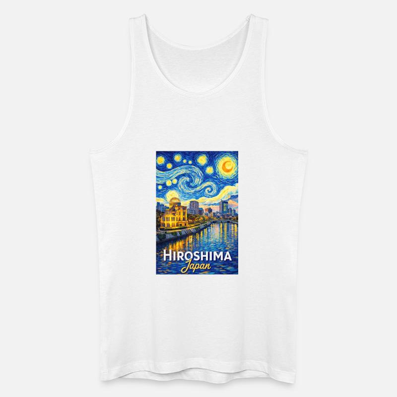 Hiroshima, Japan - Männer Bio Tank Top - Weiß