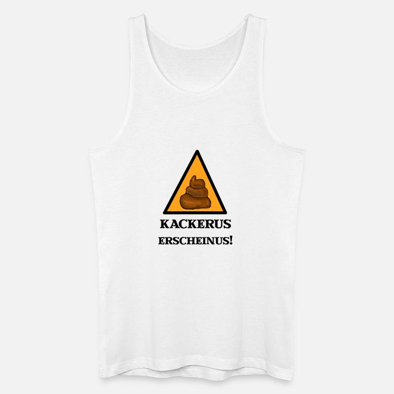 Kackerus Erscheinus - Männer Bio Tank Top - Weiß