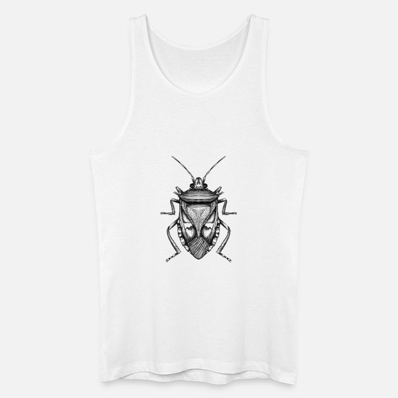 Bug - Men’s Organic Tank Top - white