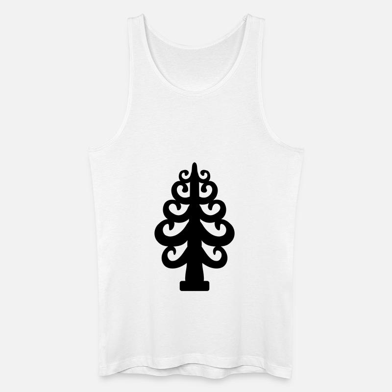 Spanbäumchen - Männer Bio Tank Top - Weiß