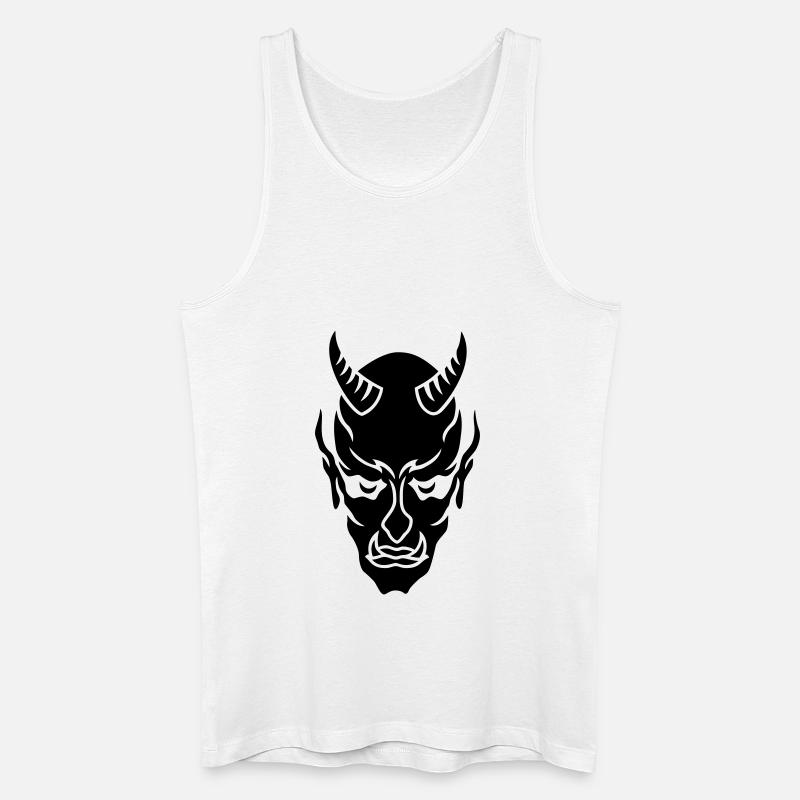 teufel - Männer Bio Tank Top - Weiß