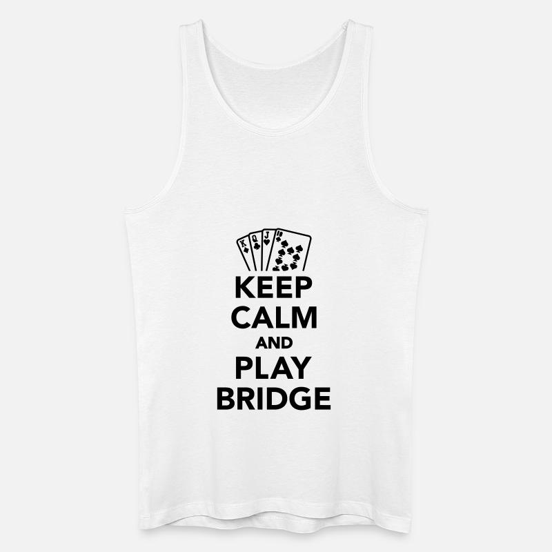 Bridge - Männer Bio Tank Top - Weiß