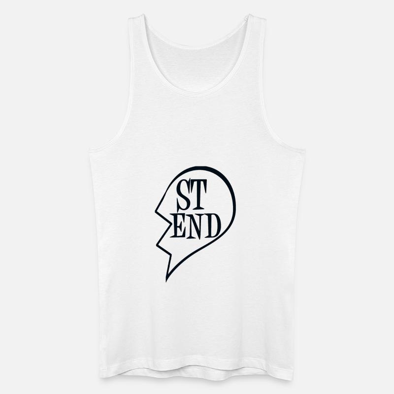 Freundschaft - Männer Bio Tank Top - Weiß