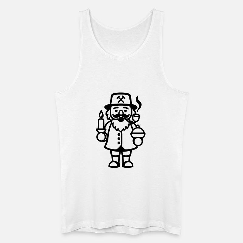 Räuchermann Räuchermännchen Weihnachten - Männer Bio Tank Top - Weiß