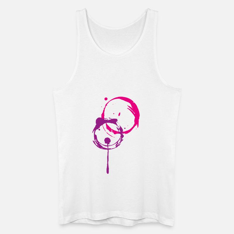 Kreise - Männer Bio Tank Top - Weiß