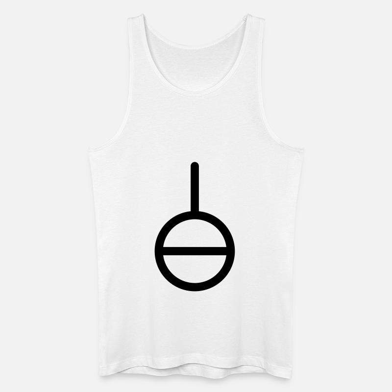 Agender Symbol - Geschlechtslos - Männer Bio Tank Top - Weiß