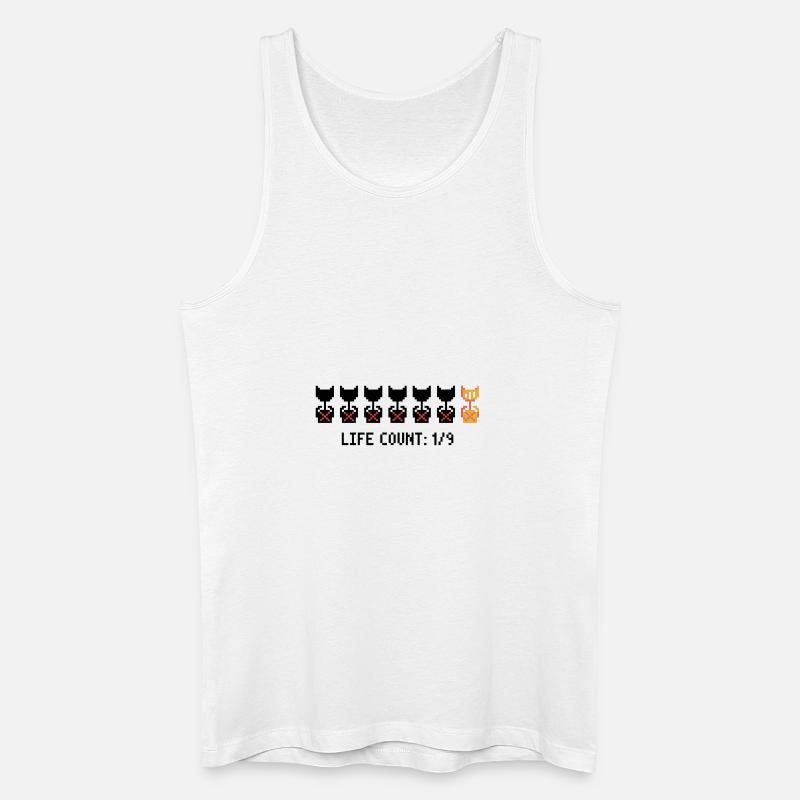 Endgültiges Leben - Männer Bio Tank Top - Weiß
