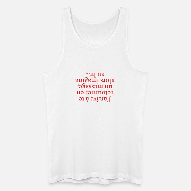 Turning Yourself Back - Men’s Organic Tank Top - white