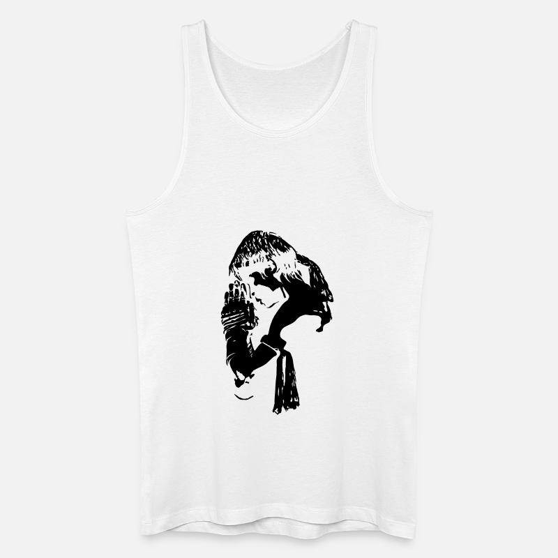 Muay-Thai-Tj1 - Männer Bio Tank Top - Weiß