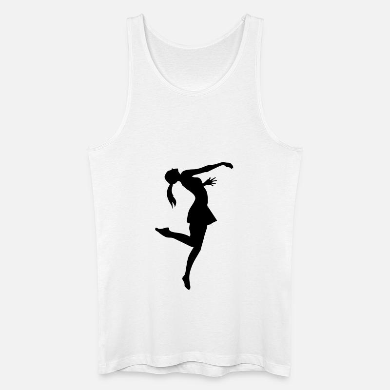 Dance Female de - Männer Bio Tank Top - Weiß