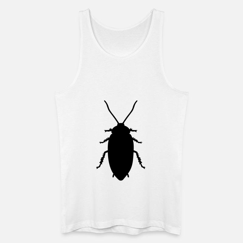 Kakerlake - Männer Bio Tank Top - Weiß