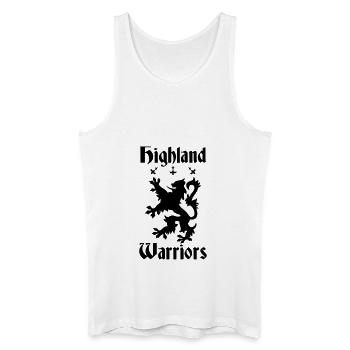 Highland Warriors - Männer Bio Tank Top - Weiß - Vorne