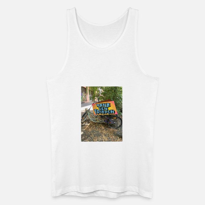 STADTKUNST - Männer Bio Tank Top - Weiß