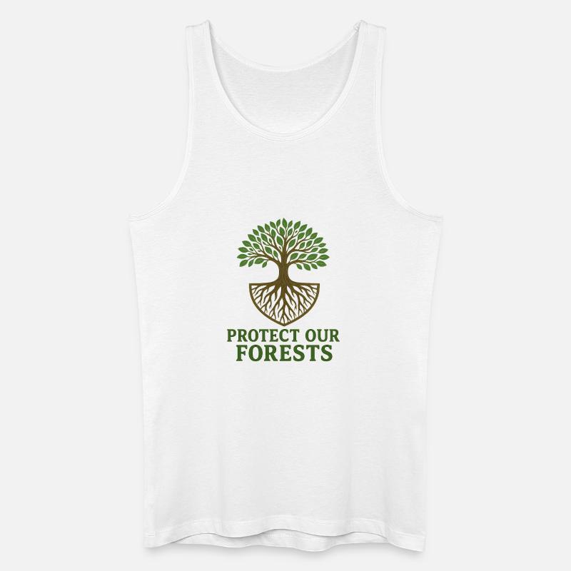 Baum des Lebens Umweltbewusstes Design - Männer Bio Tank Top - Weiß