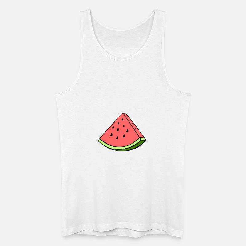 watermelon summer - Männer Bio Tank Top - Weiß
