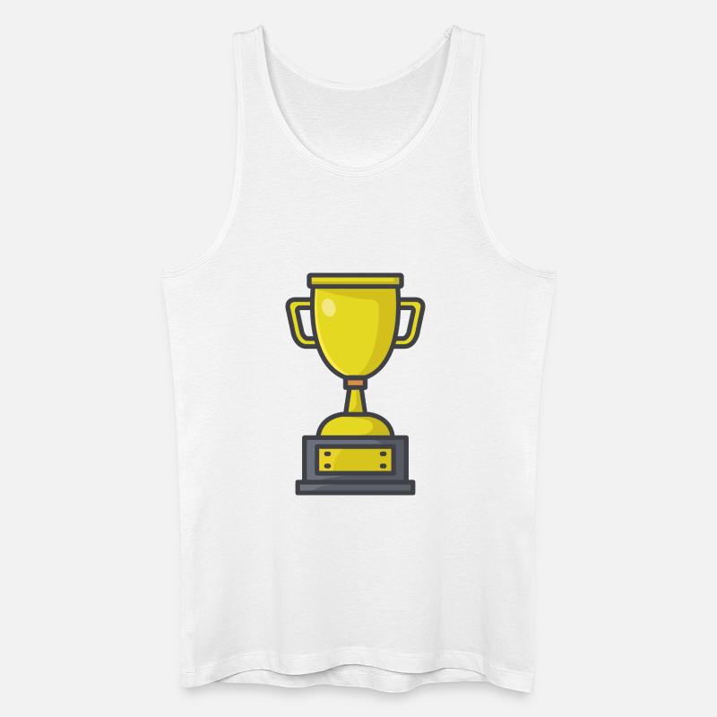 Trophäe - Männer Bio Tank Top - Weiß