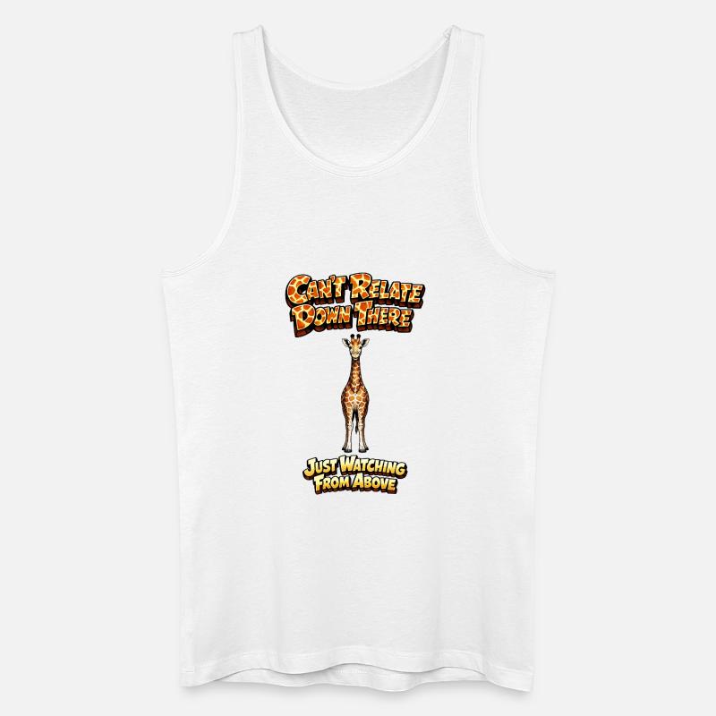 Giraffe über Meme Tee - Männer Bio Tank Top - Weiß