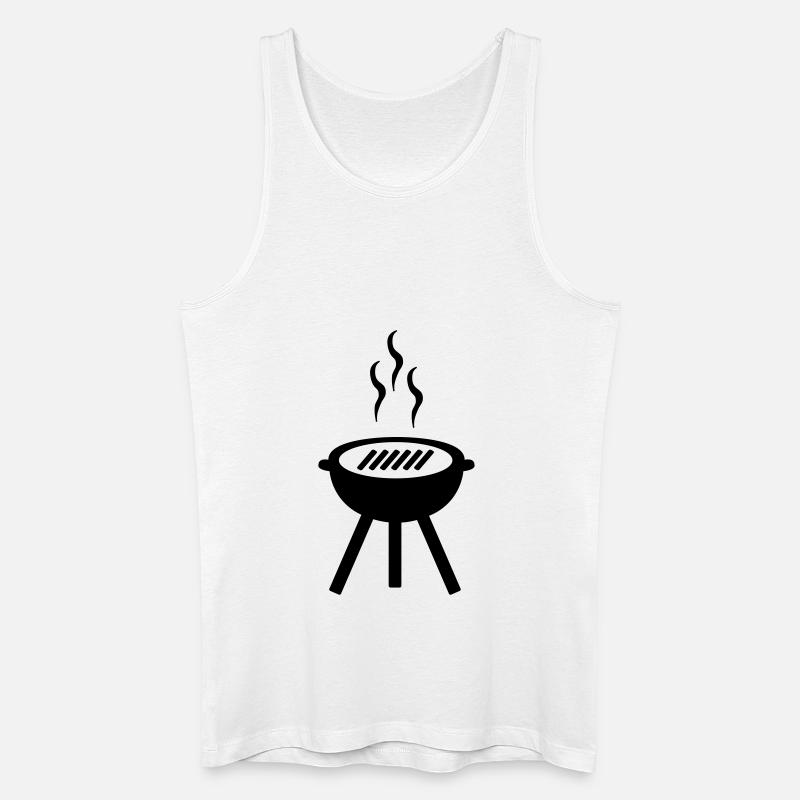 grill_01 - Männer Bio Tank Top - Weiß