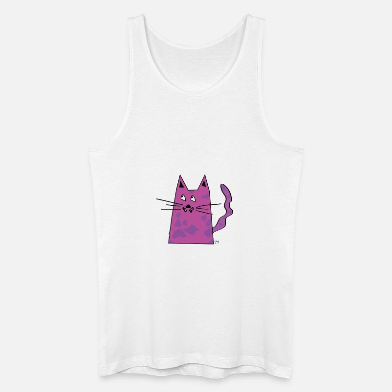 mietze Katze - Männer Bio Tank Top - Weiß
