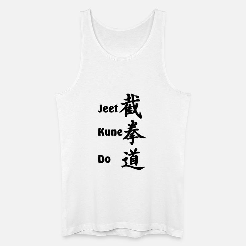 Jeet kun do Bruce Lee - Männer Bio Tank Top - Weiß