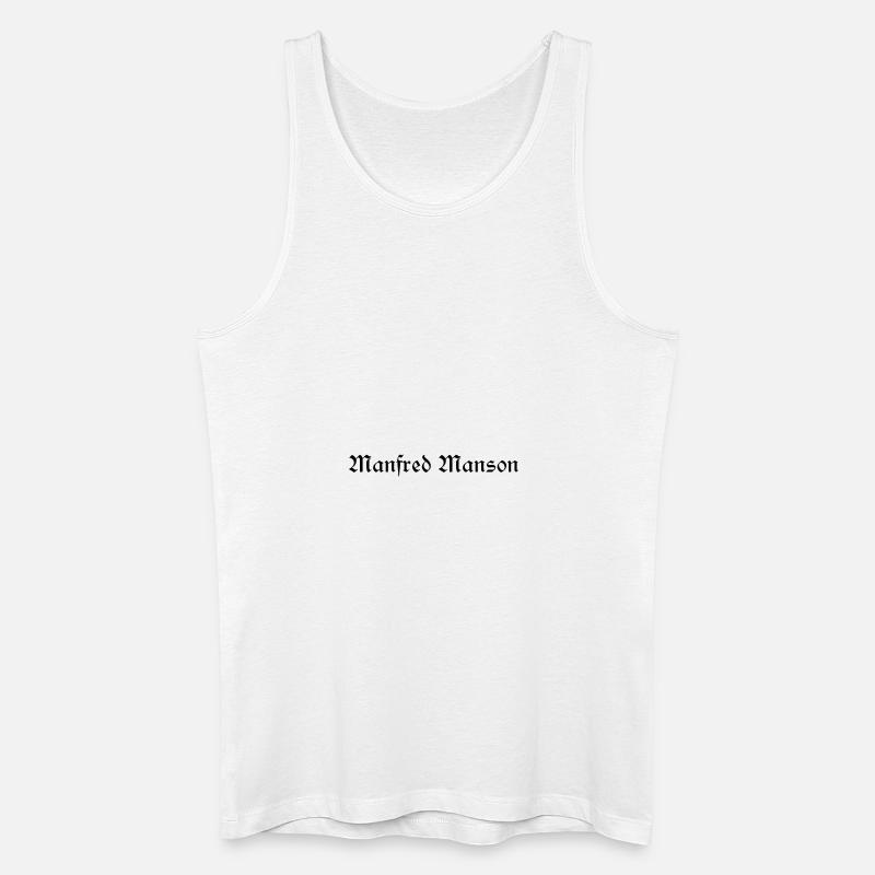 Manfred Manson - Männer Bio Tank Top - Weiß