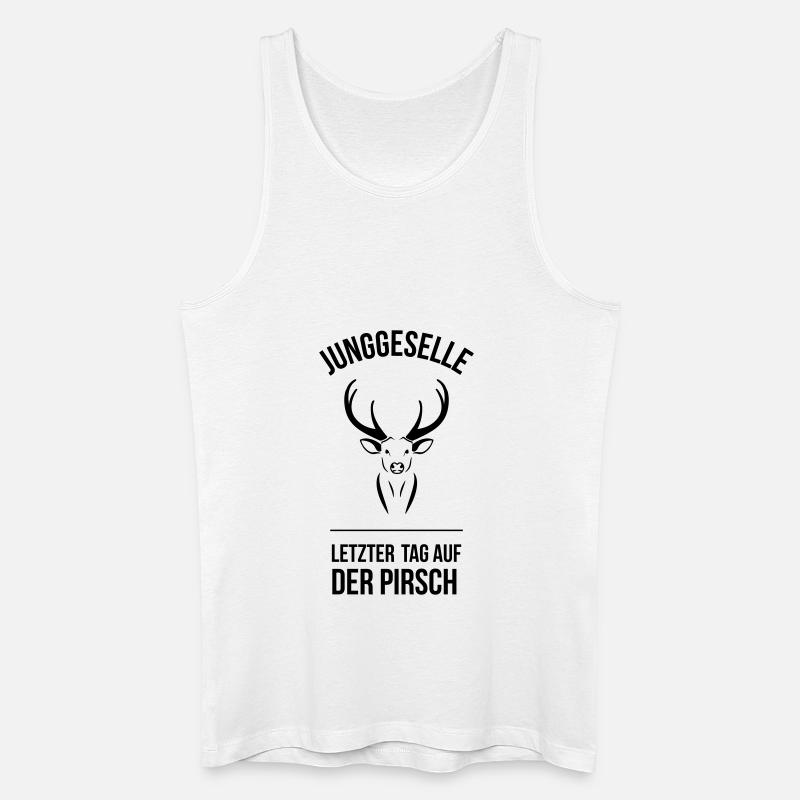 Der Junggeselle - Männer Bio Tank Top - Weiß