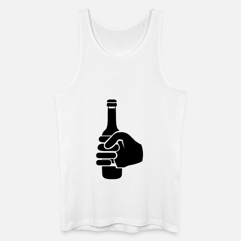 bier - Männer Bio Tank Top - Weiß