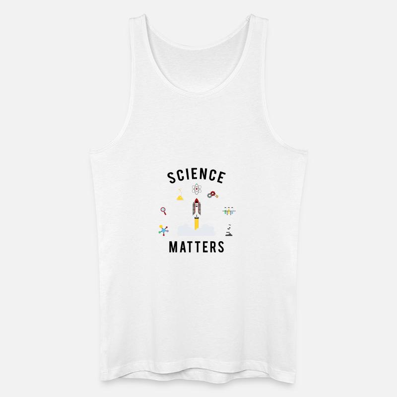 Science Matters - Männer Bio Tank Top - Weiß