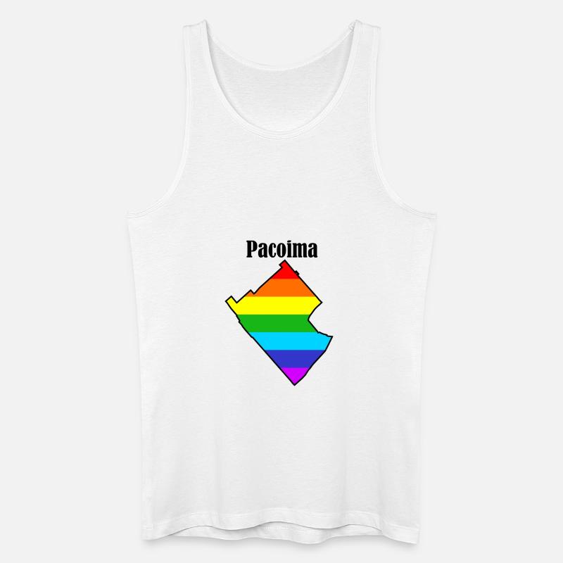 Pacoima - Männer Bio Tank Top - Weiß