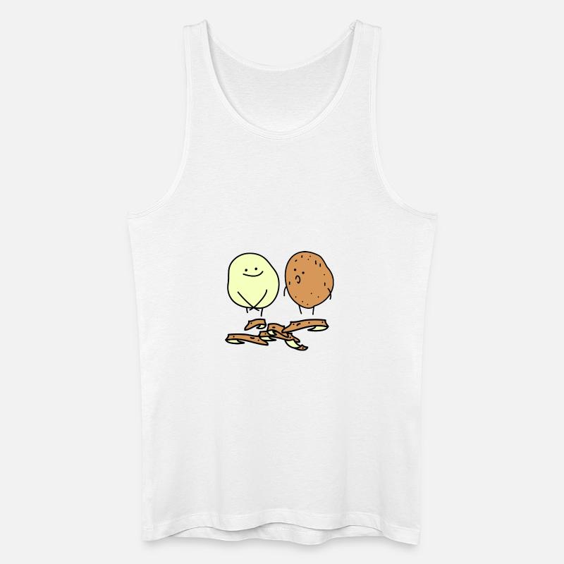 FKK (b) - Männer Bio Tank Top - Weiß